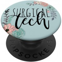 Surg Tech Gift OR Technician Scrub Surgical Technologist PopSockets PopGrip: Swappable Grip for Phones &amp; Tablets 